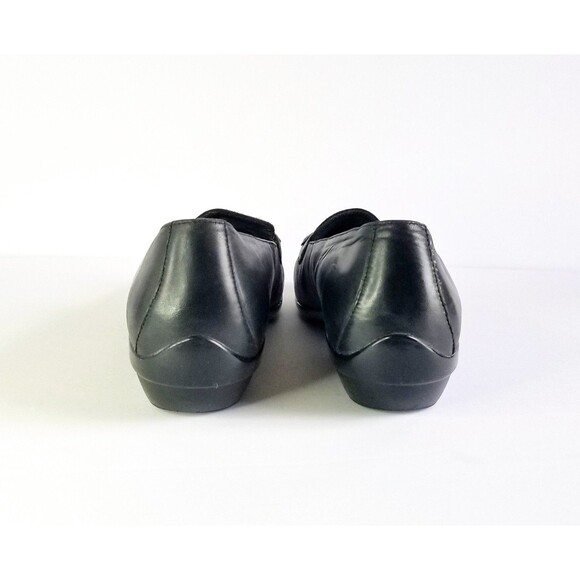 Vtg DANSKO Women's Ophelia Black Leather Loafers Studded Sz 41 10.5 11 Comfort - Picture 10 of 13